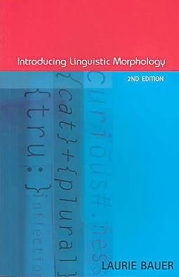 LAURIE BAUER INTRODUCING LINGUISTIC MORPHOLOGY PDF