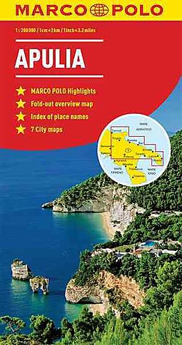 Marco Polo Map Apulia - Marco Polo Travel Publilshing (COR ...